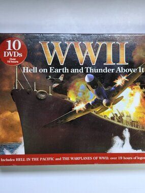 WWII Hell on Earth & Thunder Above It 10‑DVD Set Warplanes Documentary